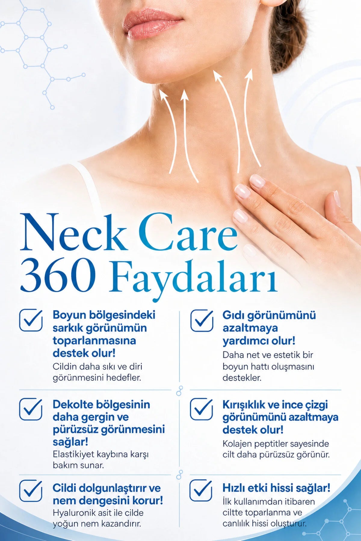 Tayaliva Neck Care 360 - Boyun, Çene ve Dekolte Bölgesi Sıkılaştırıcı Toparlayıcı Bakım Kremi